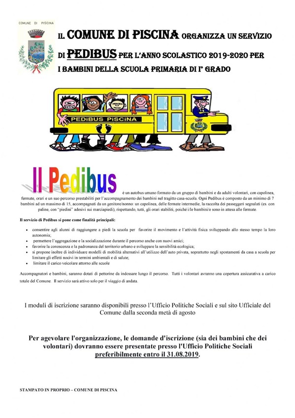SERVIZIO PEDIBUS
