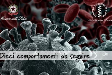 Dal Ministero della Salute - INFORMATIVA SUL NUOVO CORONAVIRUS