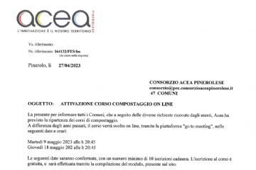 Attivazione corso compostaggio online