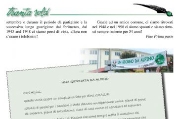 La lettera di ringraziamento